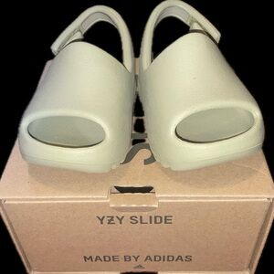 Adidas Cream Mules with Chunky Sole